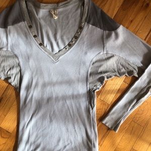 Free people, wing sleeved long T